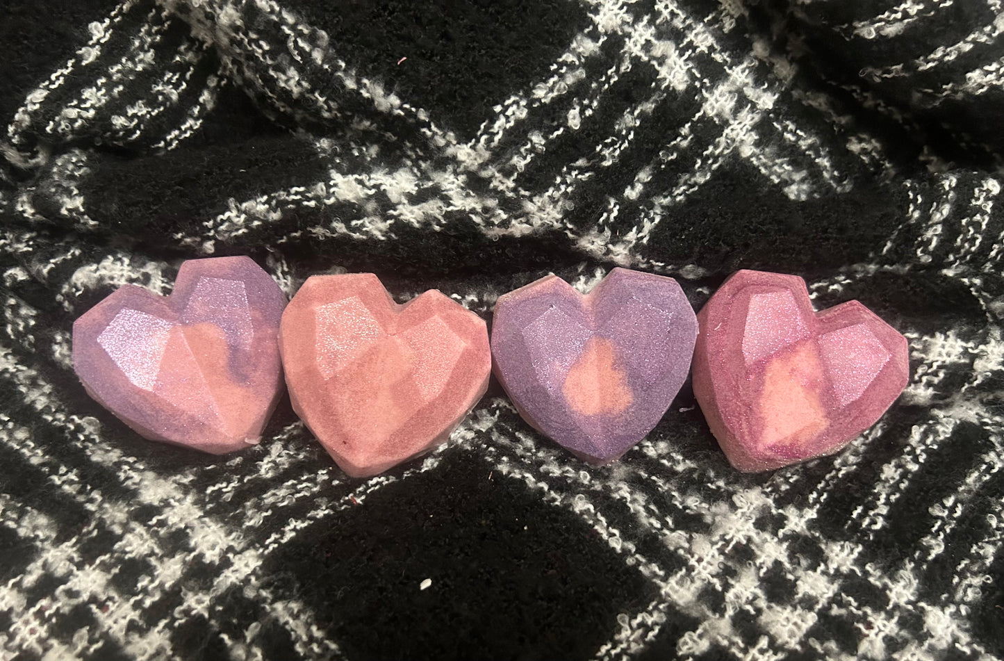Medium valentine heart hand soap 