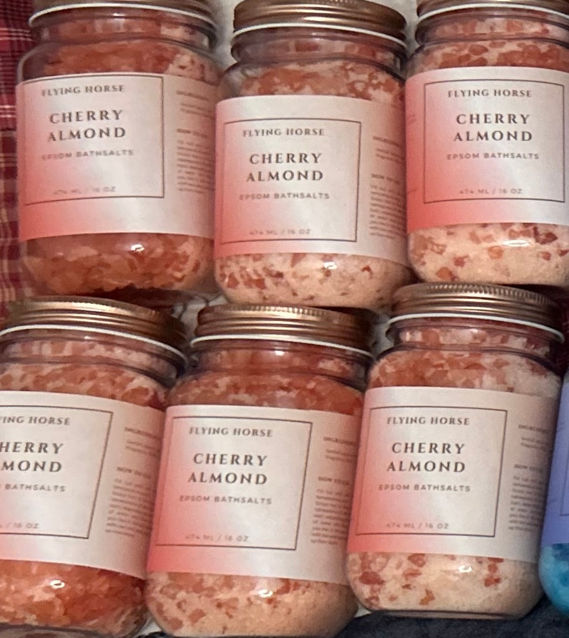 Cherry Almond Epsom Bath Salts 16oz