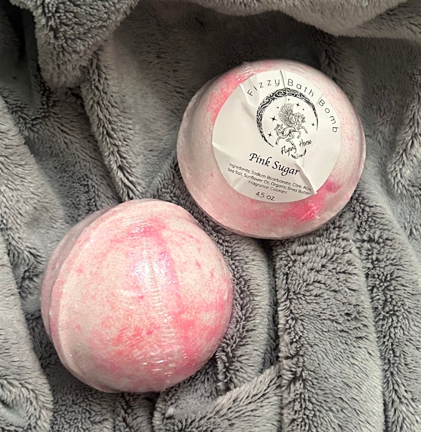 Pink Sugar Bath Bomb 