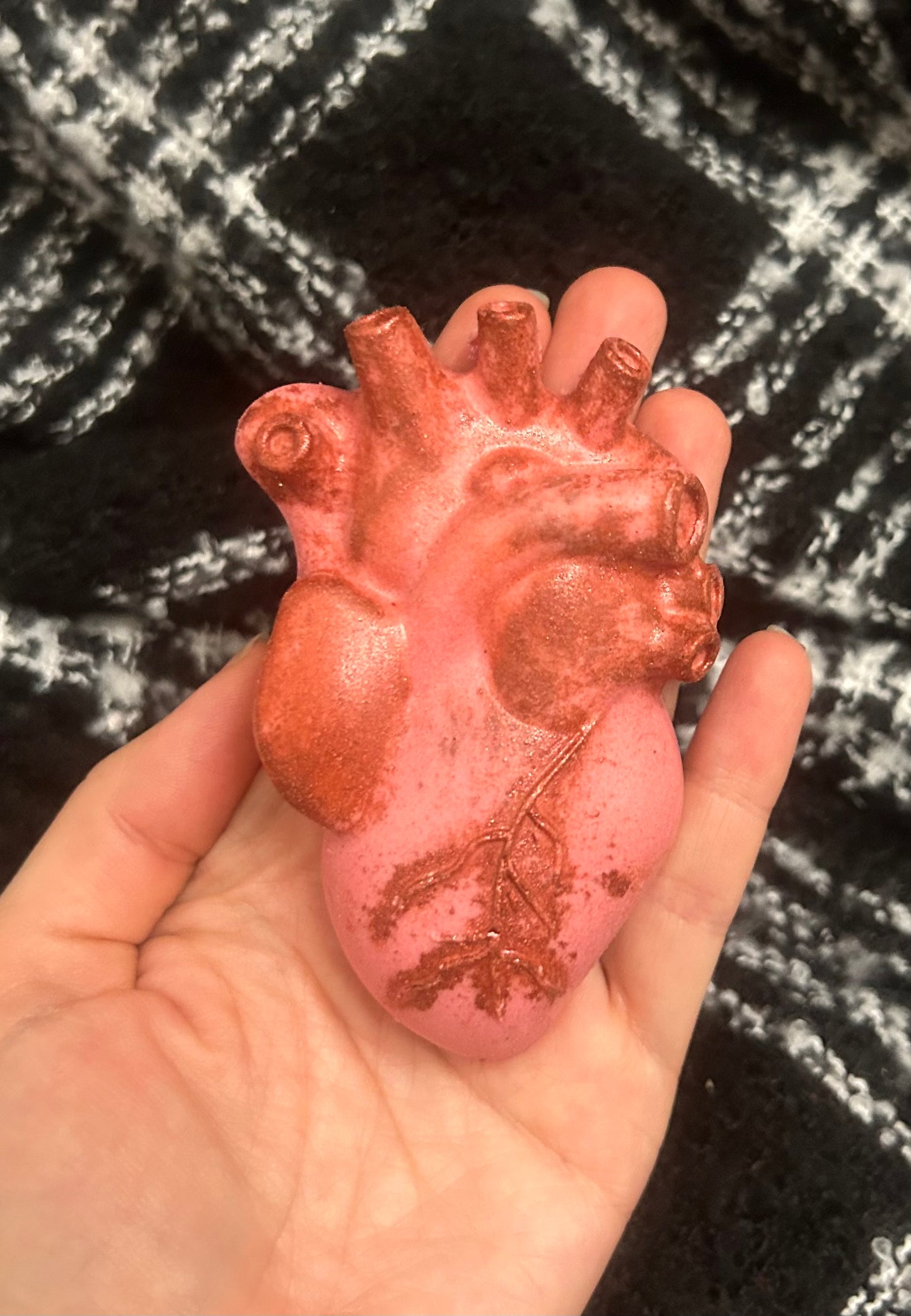 Large Valentine heart hand soaps 