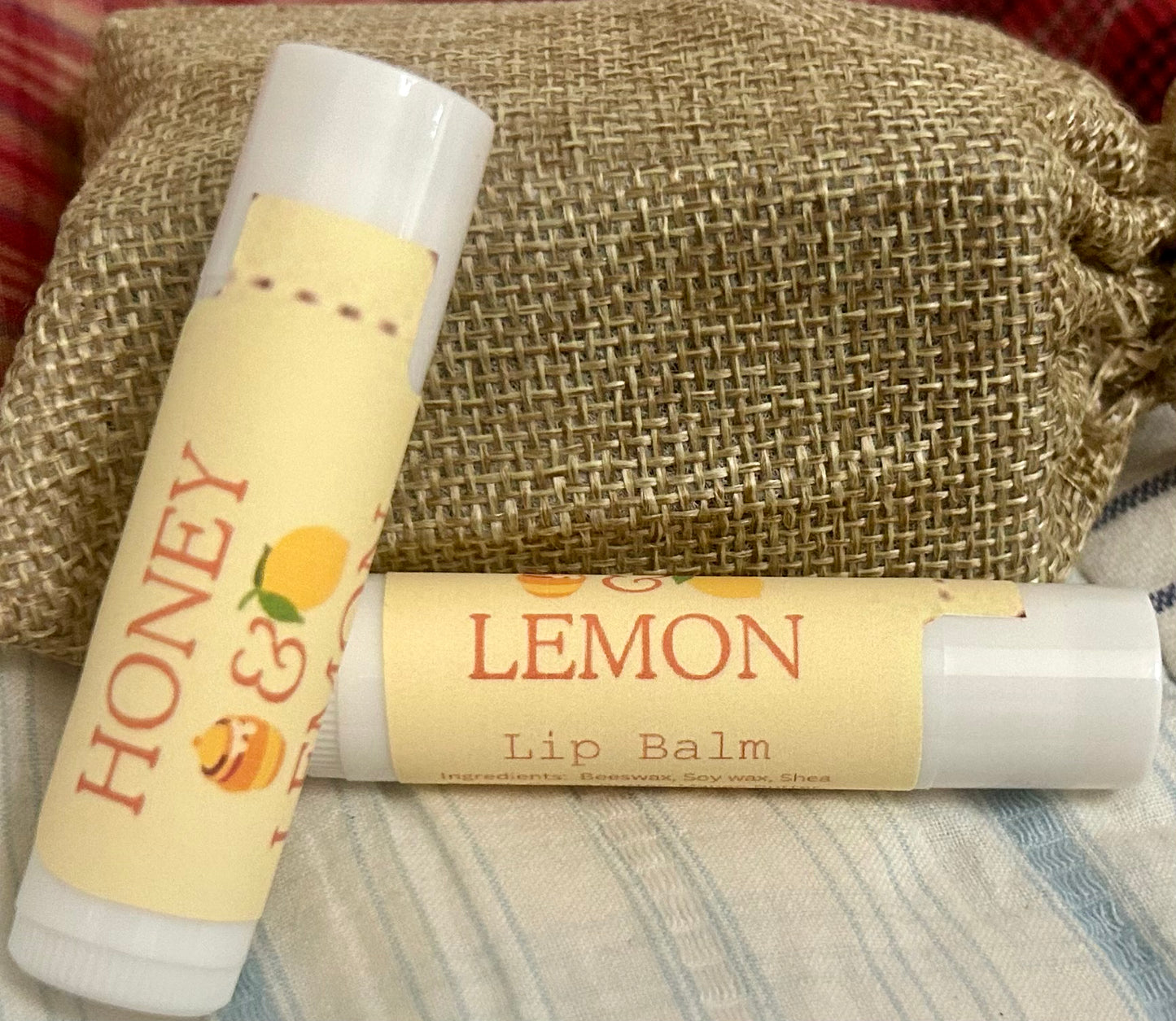 Honey and Lemon Lip Balm - Tube