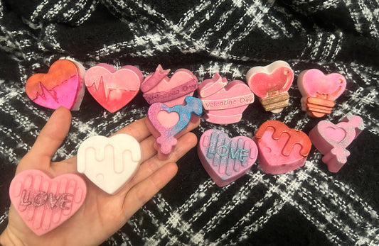 Small Valentine heart soaps ￼