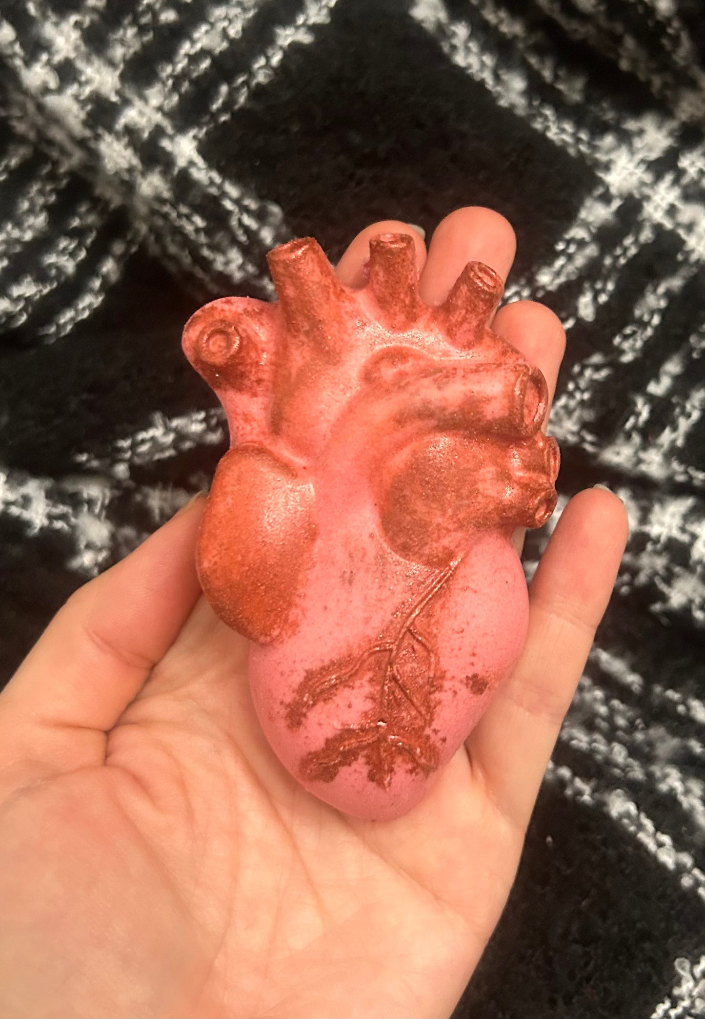 Large Valentine heart hand soaps ￼