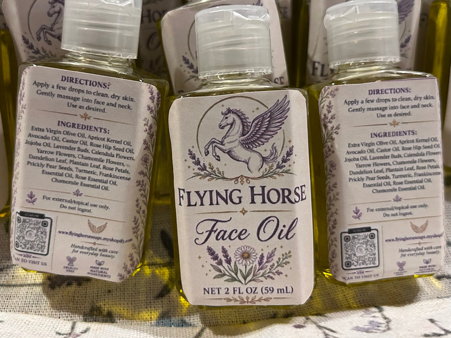 Flying Horse Face Oil ￼2 0z