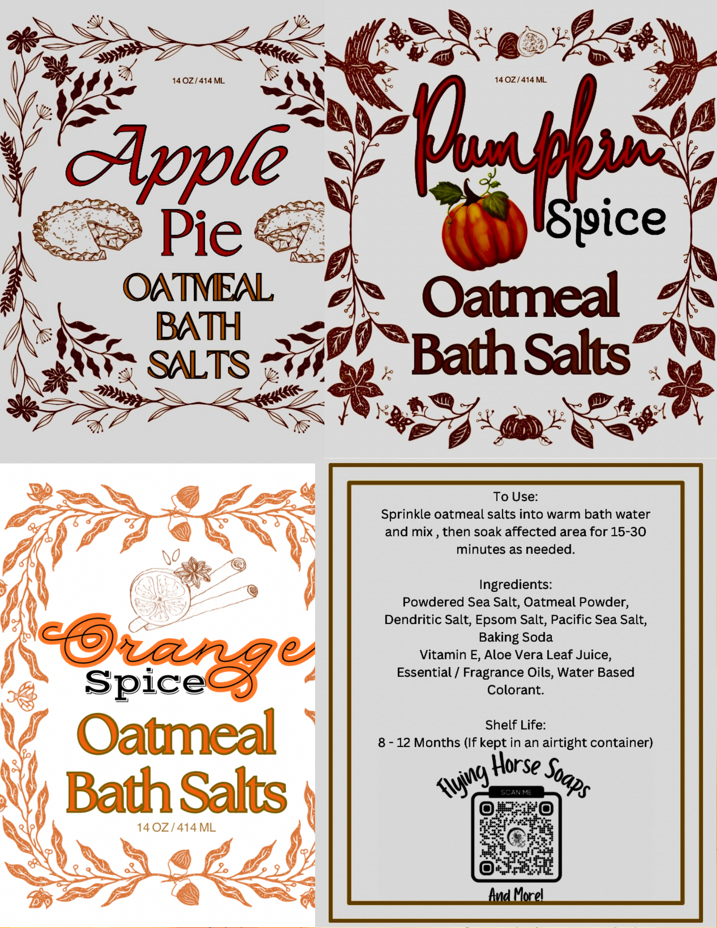 Fall Scent Gift Bags