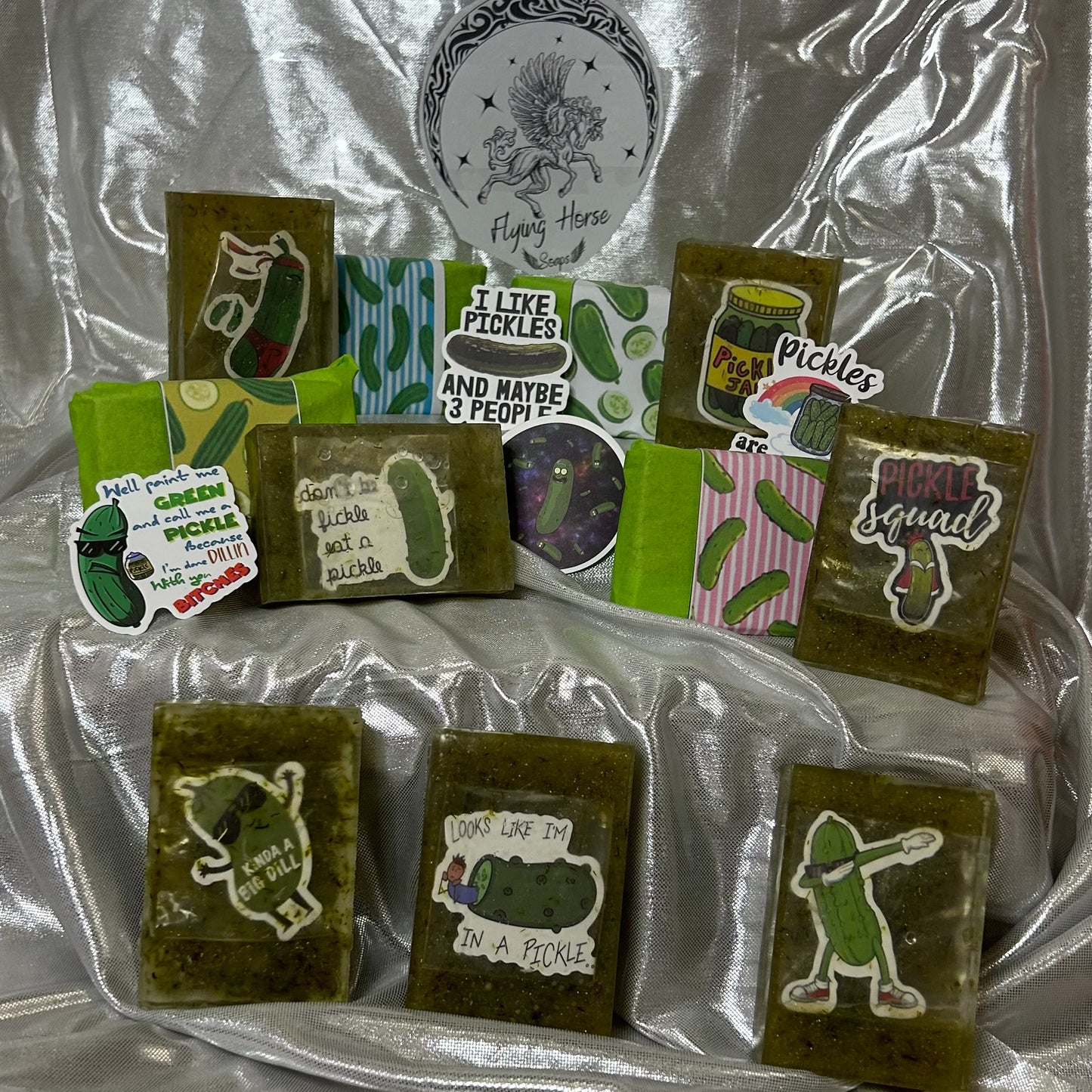 Dill Stickers: Pickle Soap