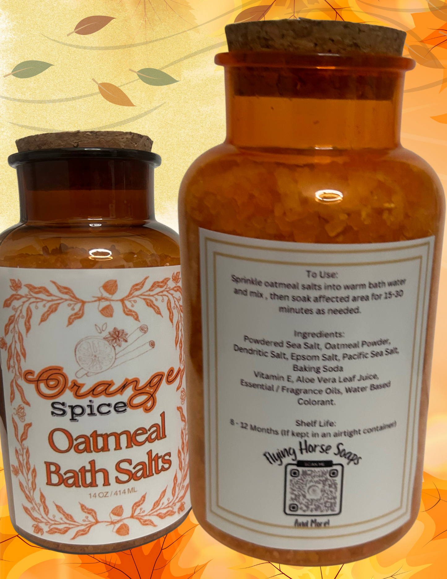 Fall - Scent Oatmeal Bath Salts 14oz