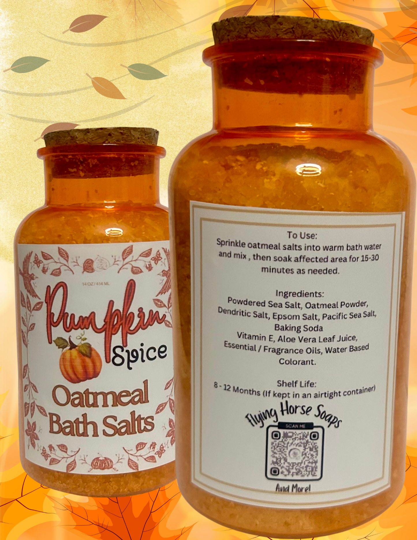 Fall - Scent Oatmeal Bath Salts 14oz